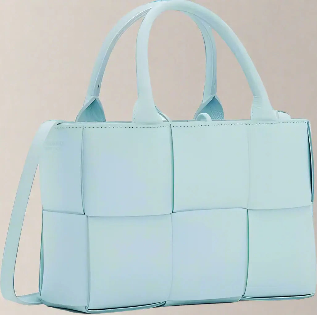 BOTTEGA VENETA women's blue Arco Mini Tote bag