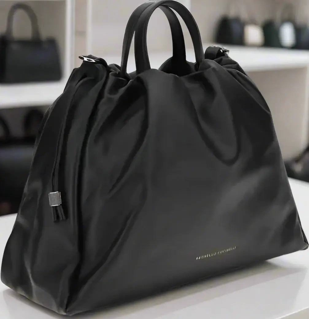 BRUNELLO CUCINELLI Black Shoulder Bag – Luxury Italian Craft