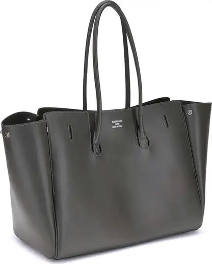 BALENCIAGA black or grey leather Bel Air medium Shoulder Bag