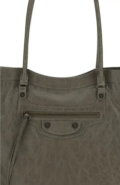 BALENCIAGA Grey Le City Tote Bag – Modern Luxury Tote