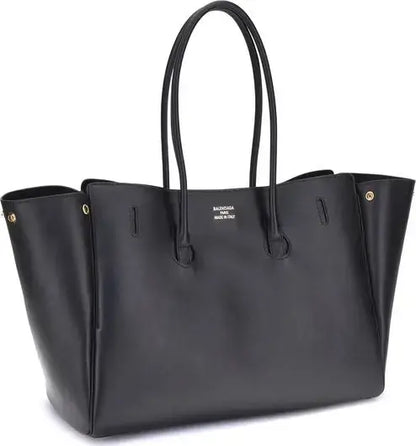 BALENCIAGA black or grey leather Bel Air medium Shoulder Bag