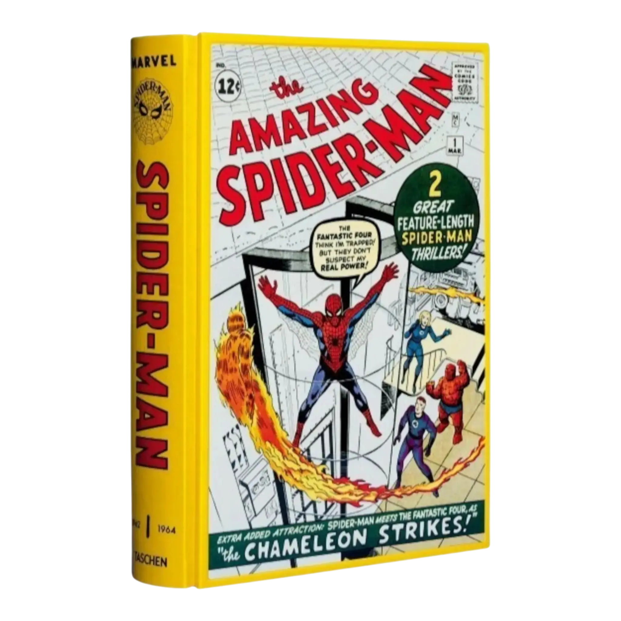 Taschen Marvel Comics Library Spider-Man Vol. 1 1962–1964 Collector’s Edition Hardcover Book Yellow