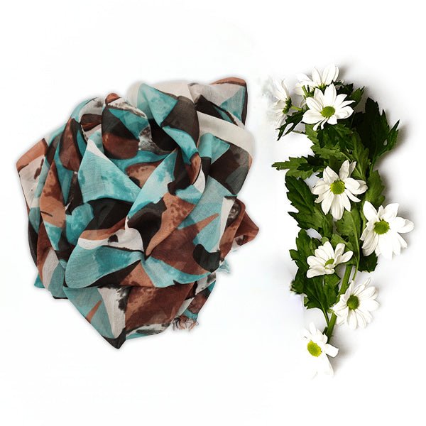 Balla White 02 Art Inspired Bamboo Fabric In White Handcrafted In Italy Bamboo Scarves by Mar Soreli – Don't Panic Shoes