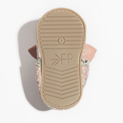 Bambi Knotted Bow Baby Shoe Knotted Bow Mocc by Freshly Picked – Don't Panic Shoes