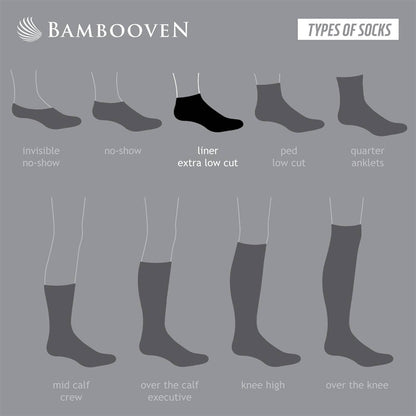 Bambooven Women’s Bamboo Ankle Socks 3-Pack - 524