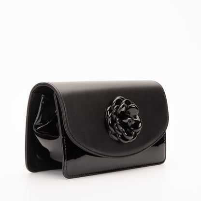 The Diva Black Leather Handbag