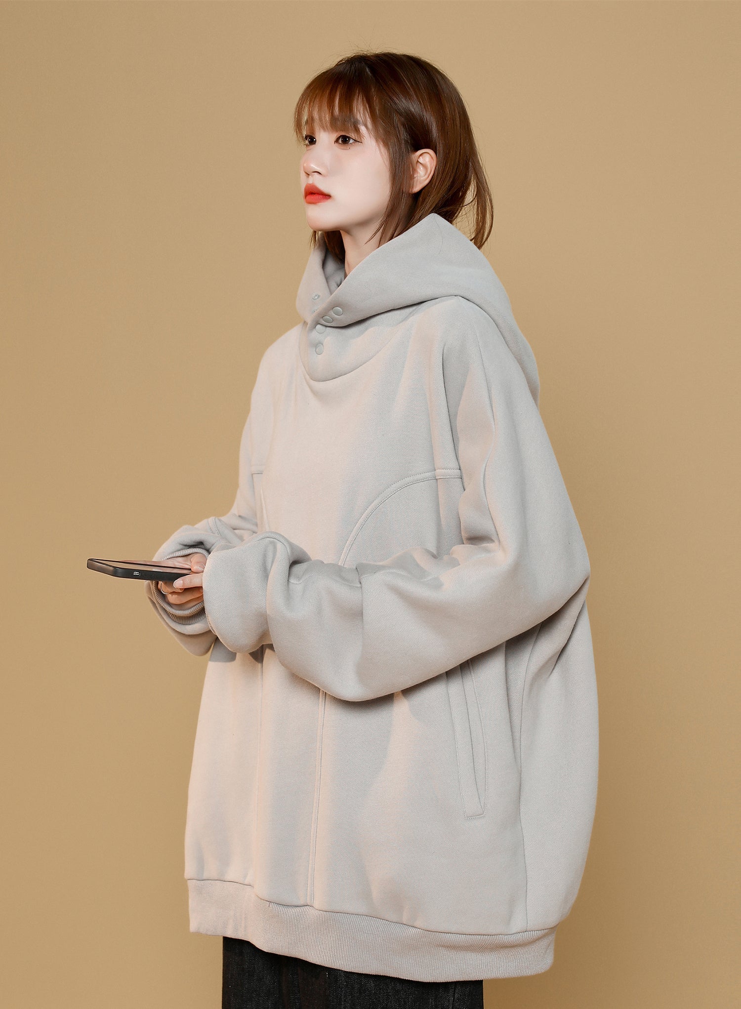 Niepce Women's Casual Hidden Hoodie