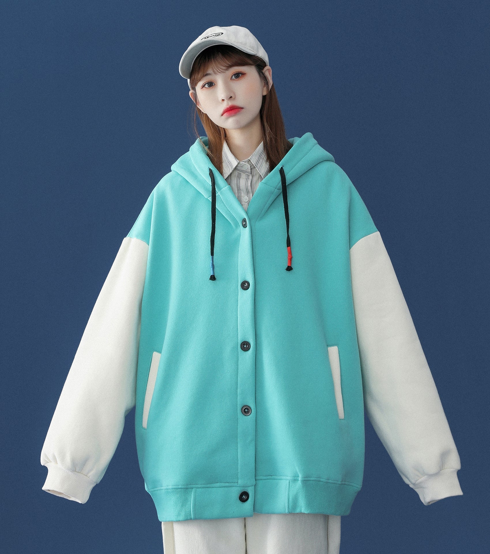 Niepce Women's Patchwork 1104 Casual Jacket