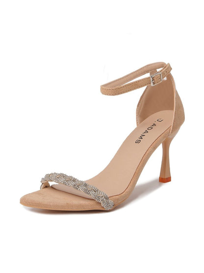 Bella | Beige Heels by J.Adams – Don't Panic Shoes