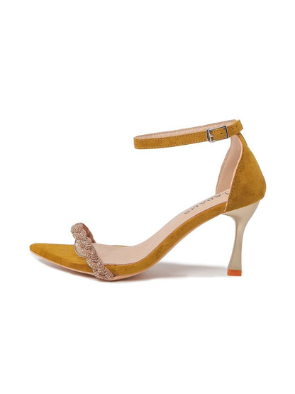 Bella | Gold Heels by J.Adams – Don't Panic Shoes