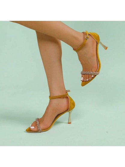 Bella | Gold Heels by J.Adams – Don't Panic Shoes