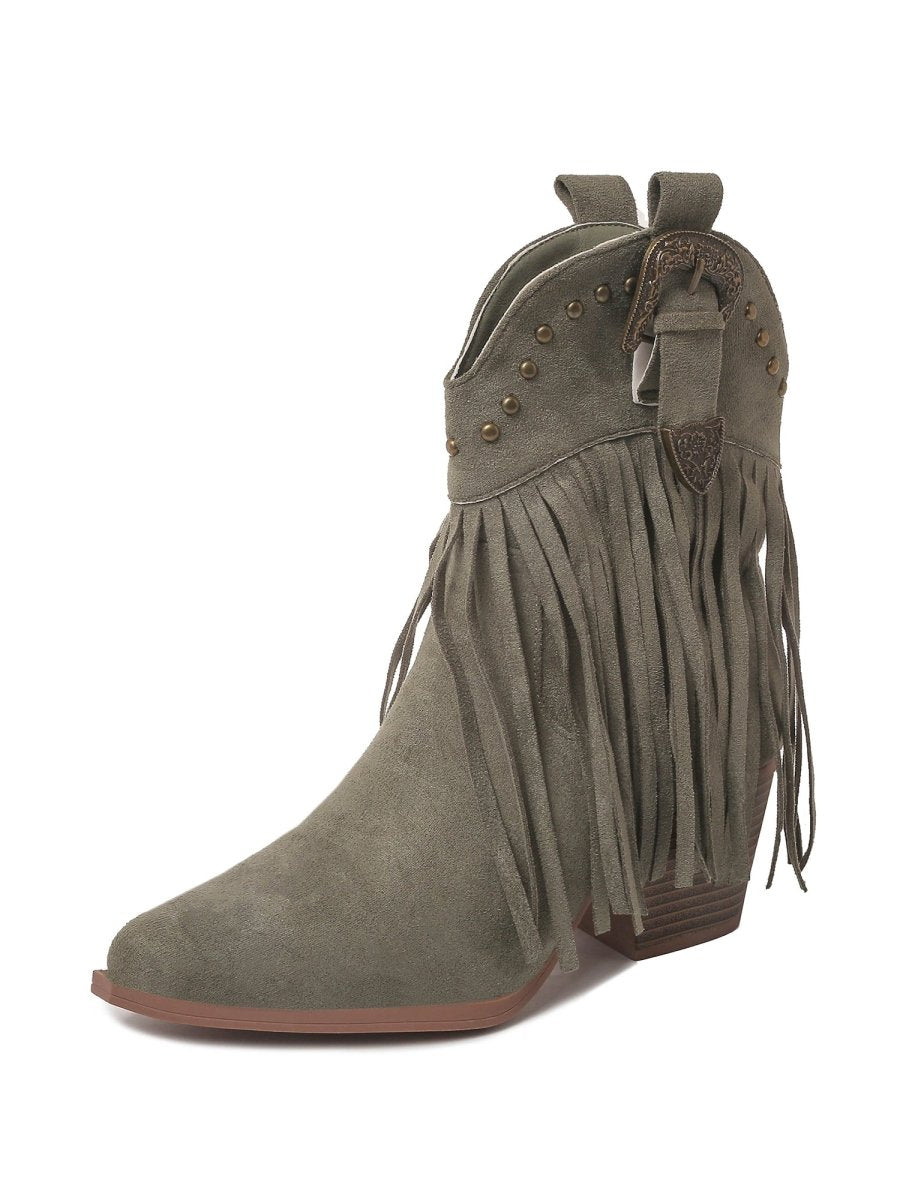 Belle | Green Boots by J.Adams – Don't Panic Shoes