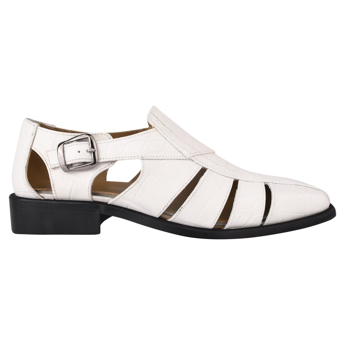 Bidwill Genuine Leather Fisherman Flat Sandals Sandals by Libertyzeno – Don't Panic Shoes