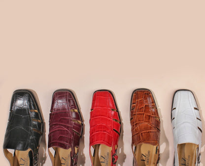 Bidwill Genuine Leather Fisherman Flat Sandals Sandals by Libertyzeno – Don't Panic Shoes