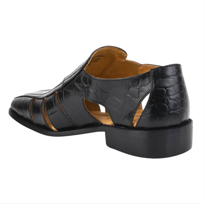 Bidwill Genuine Leather Fisherman Flat Sandals Sandals by Libertyzeno – Don't Panic Shoes