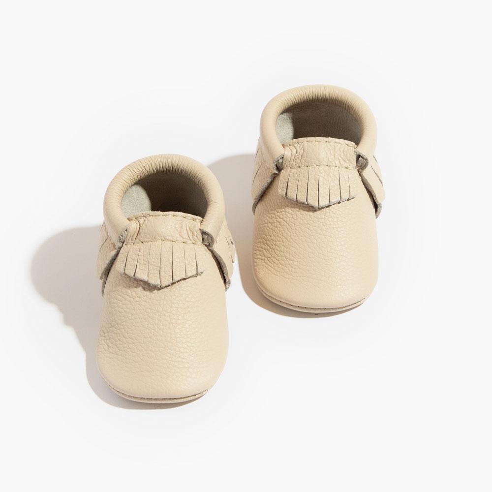 Birch Moccasin Baby Shoe Moccasin by Freshly Picked – Don't Panic Shoes