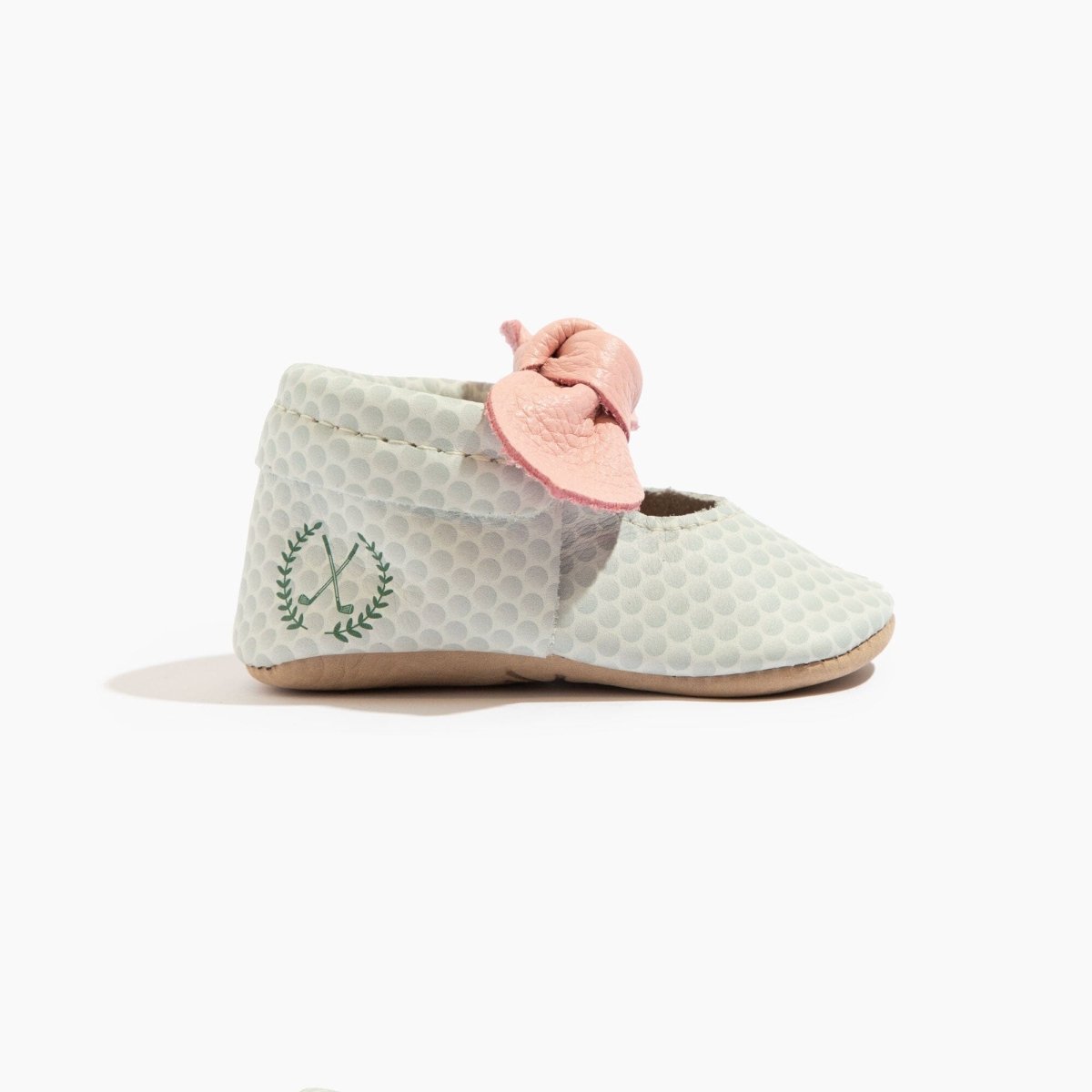 Birdie Knotted Bow Baby Shoe Knotted Bow Mocc by Freshly Picked – Don't Panic Shoes