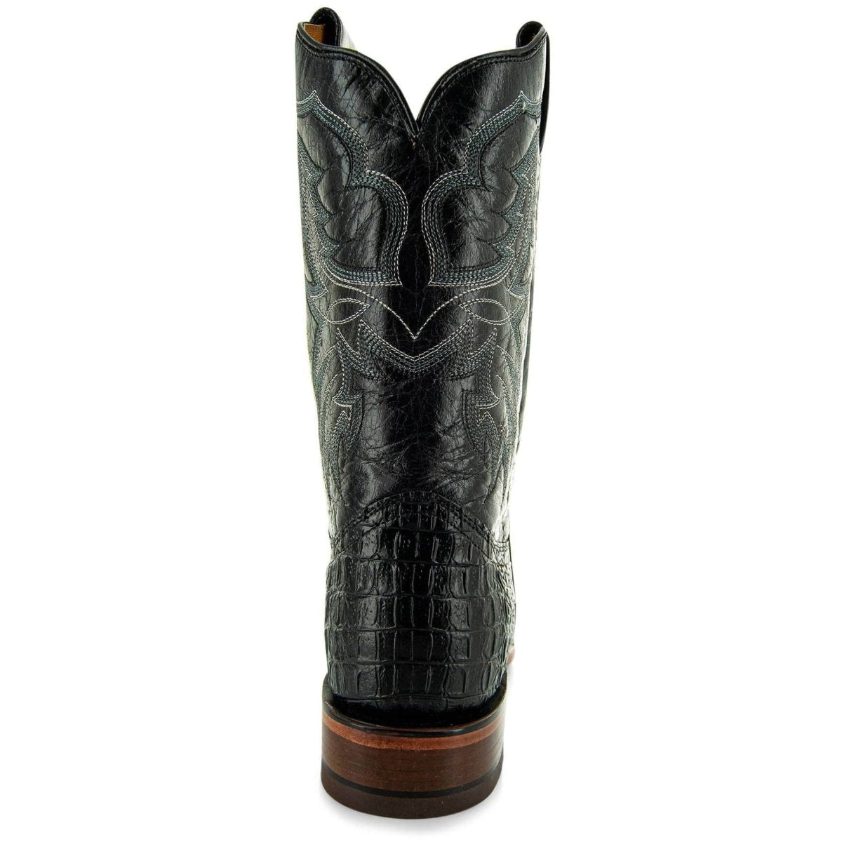 Black Caiman Belly Print Men's Cowboy Boots H4001 Cowboy Boots by Soto Boots – Don't Panic Shoes