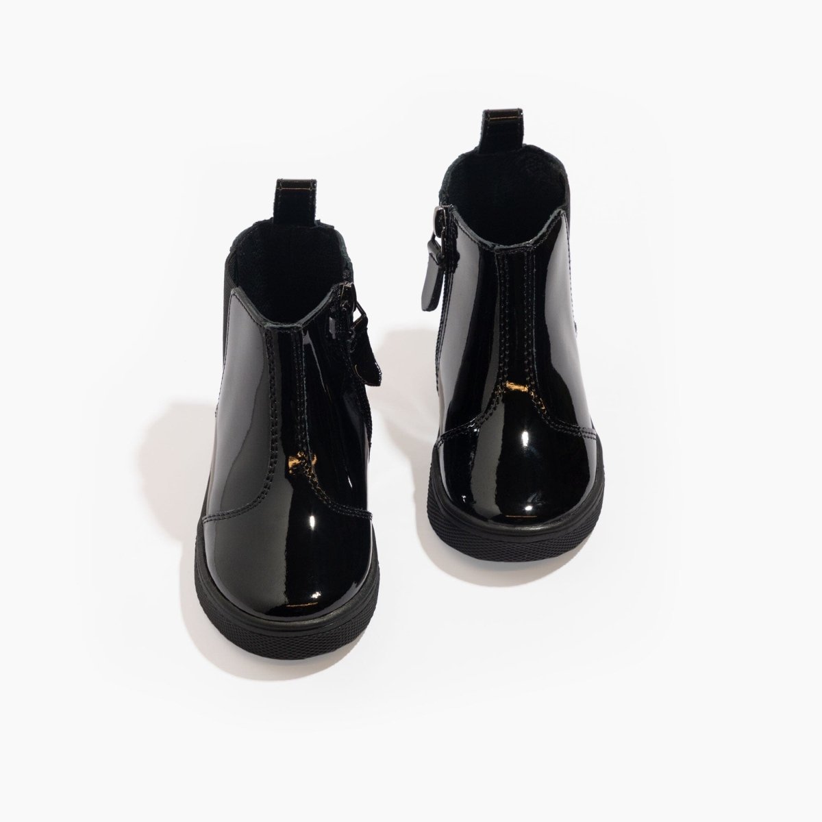 Black Patent Chelsea Boot Ii Sneaker Kids - Chelsea Boot Sneaker by Freshly Picked – Don't Panic Shoes