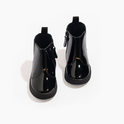 Black Patent Chelsea Boot Ii Sneaker Kids - Chelsea Boot Sneaker by Freshly Picked – Don't Panic Shoes