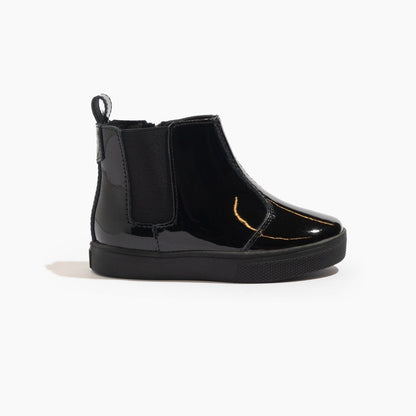 Black Patent Chelsea Boot Ii Sneaker Kids - Chelsea Boot Sneaker by Freshly Picked – Don't Panic Shoes