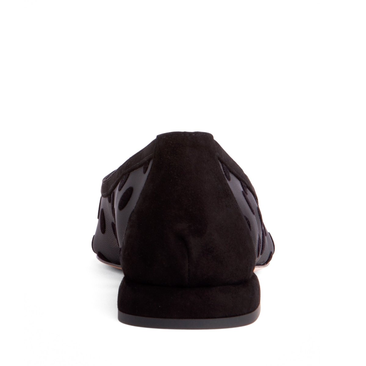 Blake Mesh Ballerina Womens Suede Leather Lined Memory Foam Flats by Beautiisoles – Don't Panic Shoes