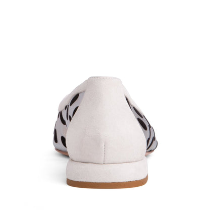 Blake MeSh Suede Women’s Ballerina Leather Sole Memory Foam Flats by Beautiisoles – Don't Panic Shoes