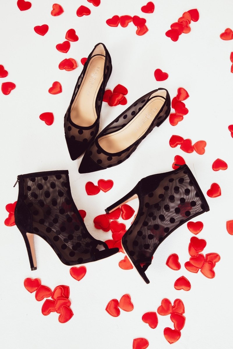 Blake MeSh Suede Women’s Ballerina Leather Sole Memory Foam Flats by Beautiisoles – Don't Panic Shoes