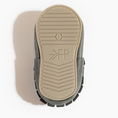 Blue Spruce Moccasin Baby Shoe Moccasin by Freshly Picked – Don't Panic Shoes