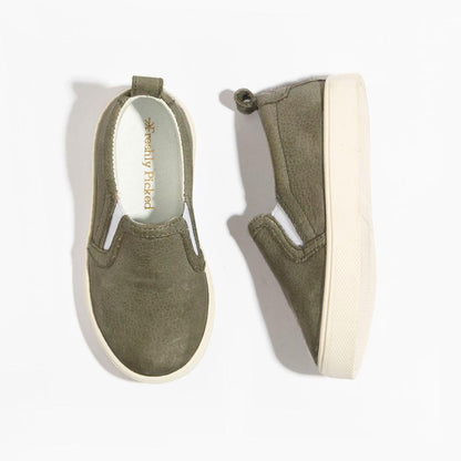 Blue Spruce Slip - On Kids - Slip - On Sneaker by Freshly Picked – Don't Panic Shoes