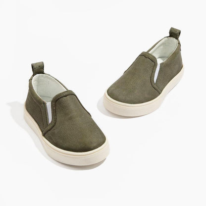 Blue Spruce Slip - On Kids - Slip - On Sneaker by Freshly Picked – Don't Panic Shoes
