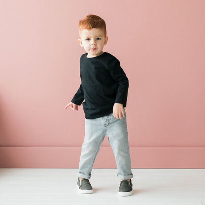 Blue Spruce Slip - On Kids - Slip - On Sneaker by Freshly Picked – Don't Panic Shoes