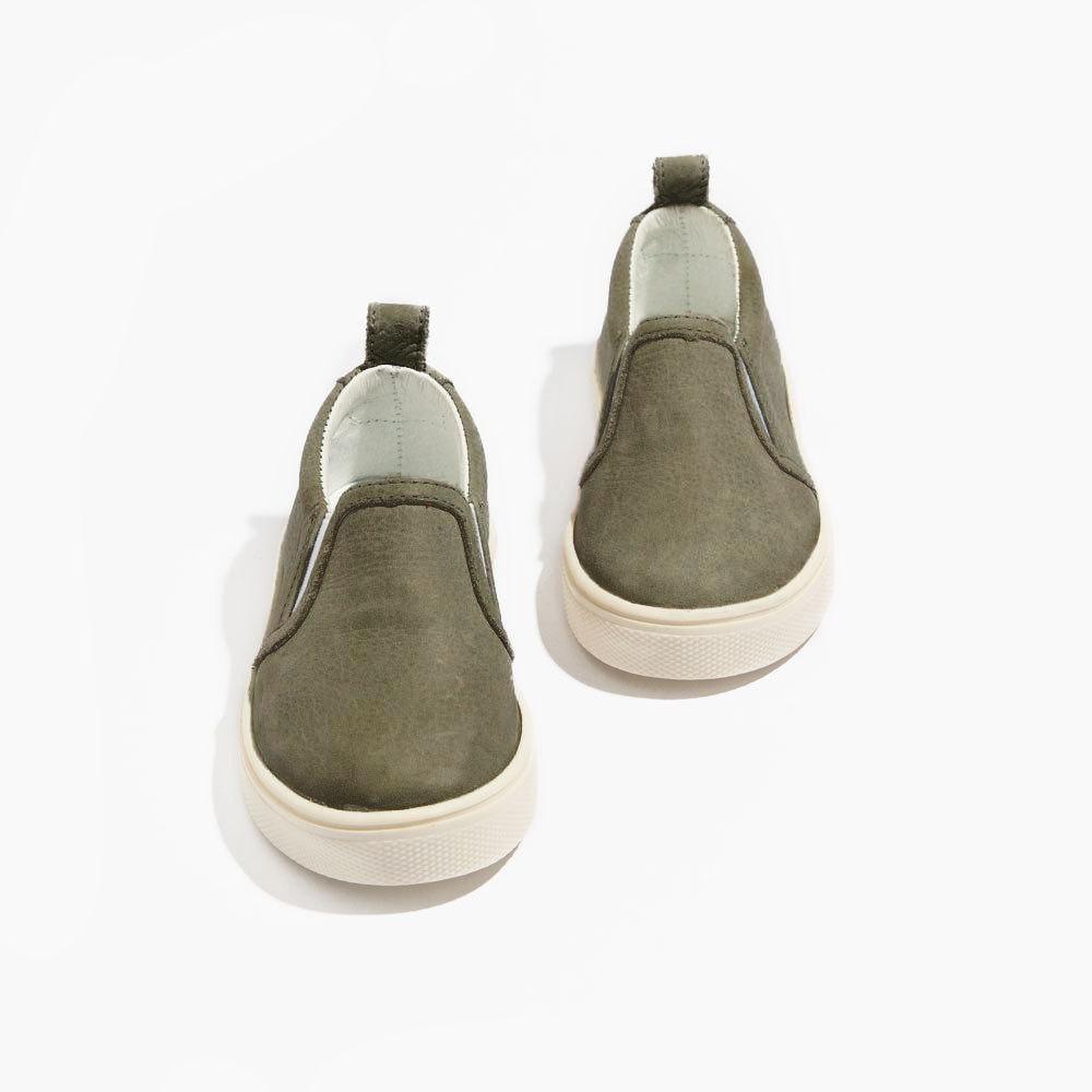Blue Spruce Slip - On Kids - Slip - On Sneaker by Freshly Picked – Don't Panic Shoes