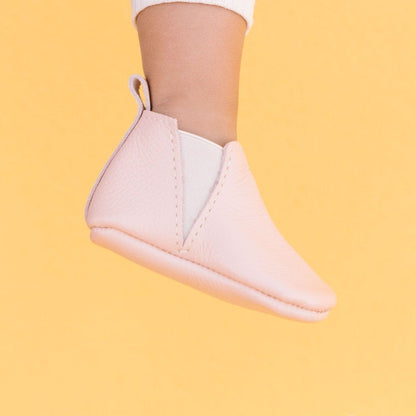 Blush Chelsea Boot Baby Shoe Chelsea Boot by Freshly Picked – Don't Panic Shoes