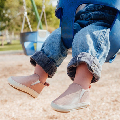 Blush Slip On Baby Shoe Slip On by Freshly Picked – Don't Panic Shoes