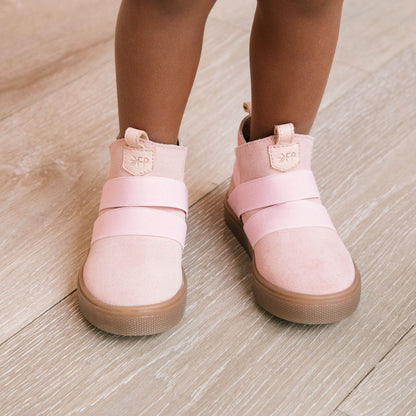 Blush Suede Oakland Sneaker Oakland Sneaker by Freshly Picked – Don't Panic Shoes