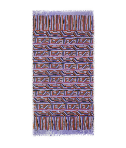 Boetti 83 Lilac Bamboo Fiber Art Print Handcrafted Florence Bamboo Scarves by Mar Soreli – Don't Panic Shoes