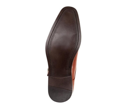 Bolano Bancroft Cognac Double Monk Strap Men's Leather Shoes Monk Straps by Bolano – Don't Panic Shoes