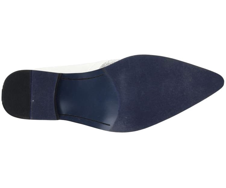 Bolano Dezzy White RhineStone Men’s Suede Tuxedo Slippers Smoking Slippers by Bolano – Don't Panic Shoes