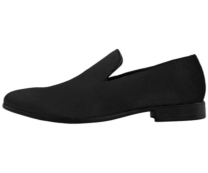 Bolano Jay Black Men's Velvet Smoking Slippers Loafers by Bolano – Don't Panic Shoes