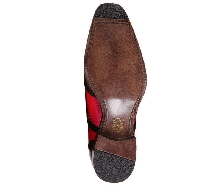 Bolano LawSon Fuchsia Men’s Two Tone Lace Up Oxford Shoe Oxfords by Bolano – Don't Panic Shoes