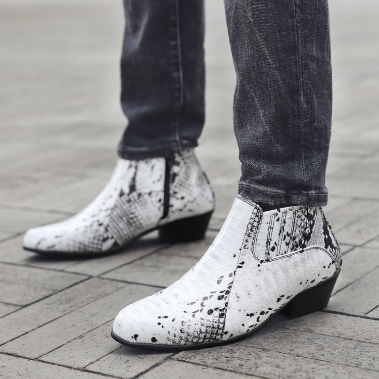 Bolano Men's Adder Black/White Boots by Bolano – Don't Panic Shoes