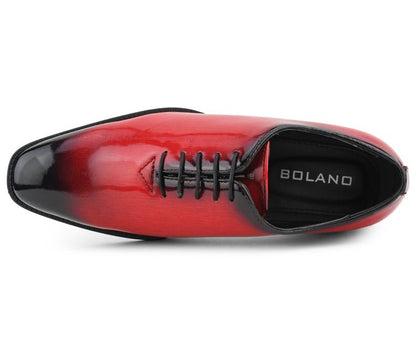 Bolano Men's Brayden Red Oxfords by Bolano – Don't Panic Shoes