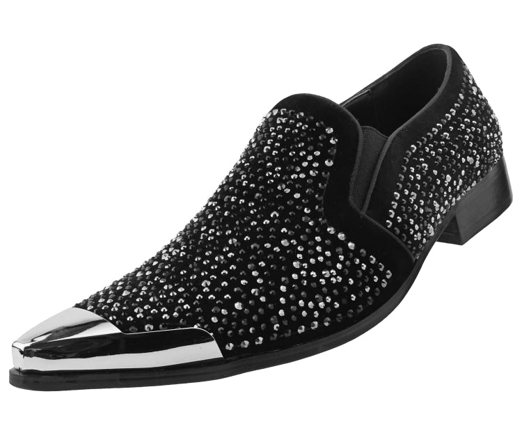 Bolano Men's Desta Black/Silver Smoking Slippers by Bolano – Don't Panic Shoes