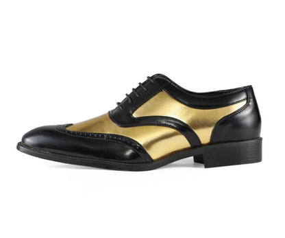 Bolano Men's Lawson Gold Oxfords by Bolano – Don't Panic Shoes