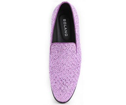 Bolano Men's Sarlo Lavender Smoking Slippers by Bolano – Don't Panic Shoes
