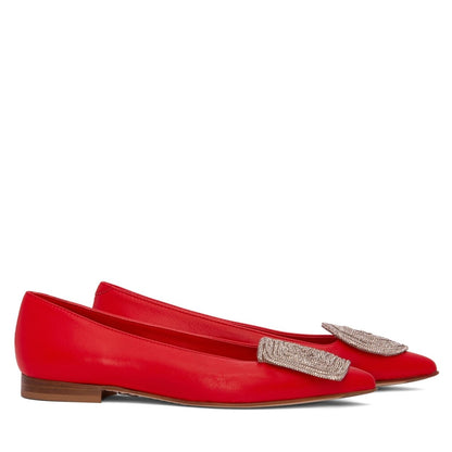 Bonnie Ballerina Women Leather Memory Foam Insole Comfort Flats by Beautiisoles – Don't Panic Shoes