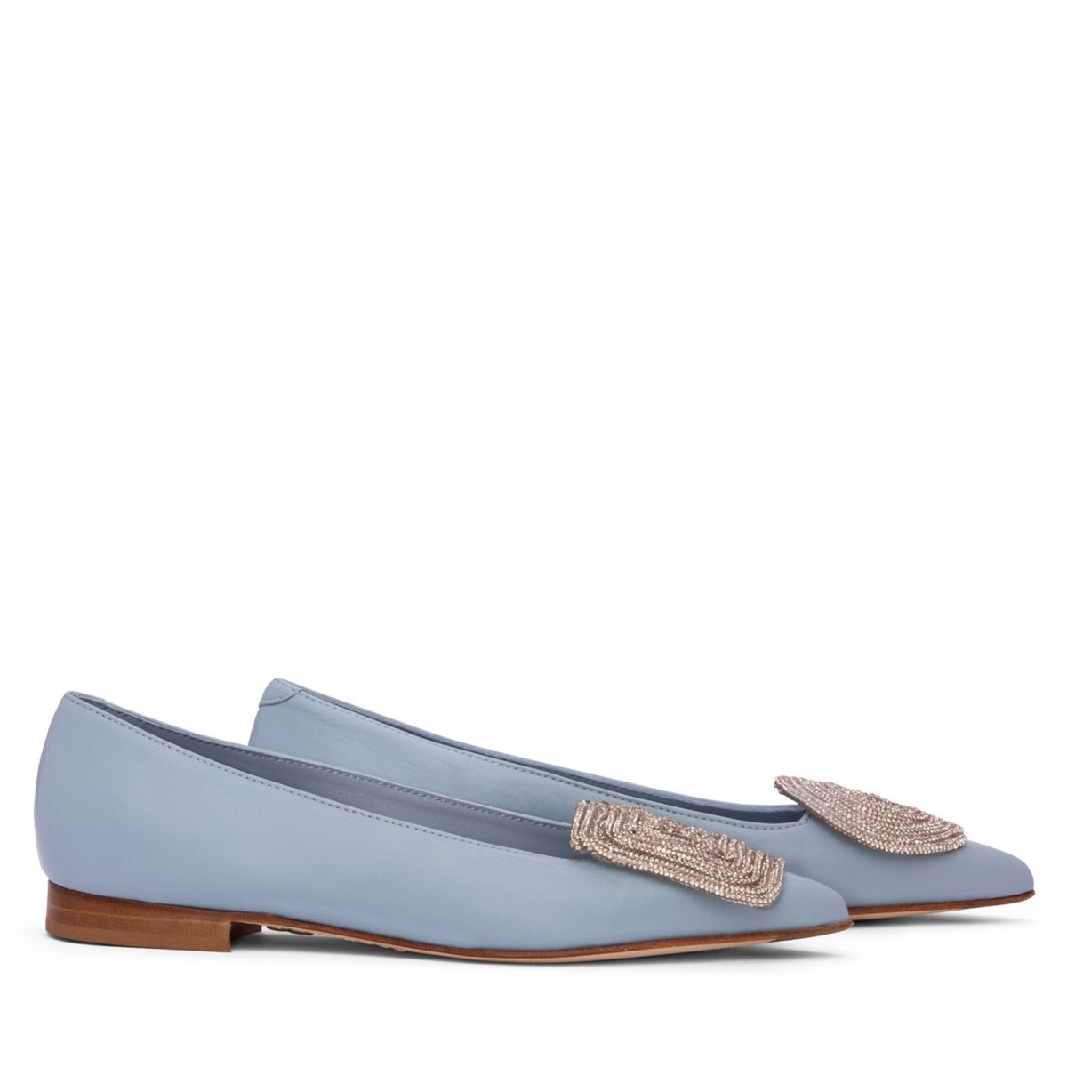 Bonnie Ballerina Women’S Leather Cushioned Memory Insole Flats by Beautiisoles – Don't Panic Shoes