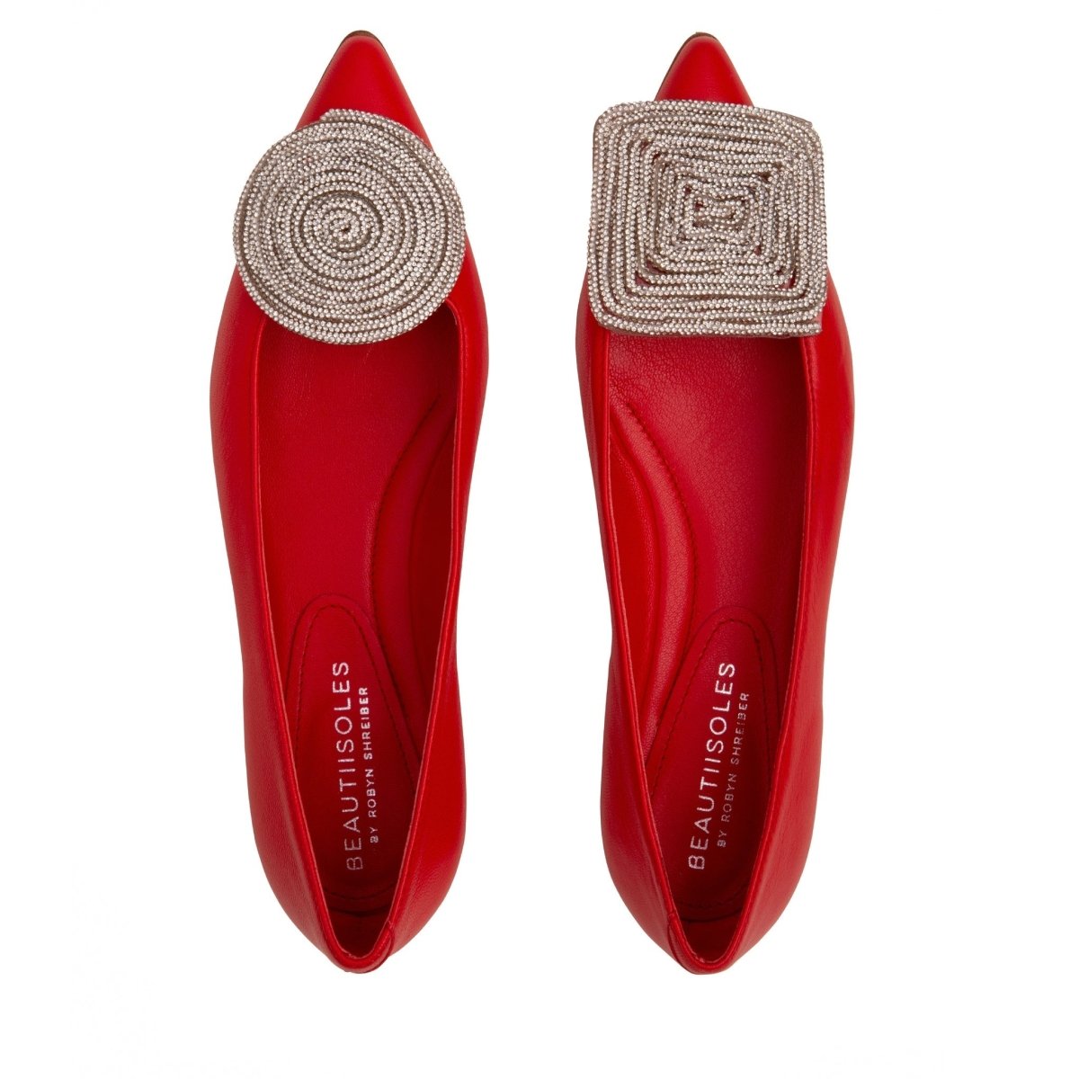 Bonnie Ballerina Women’S Leather Cushioned Memory Insole Flats by Beautiisoles – Don't Panic Shoes