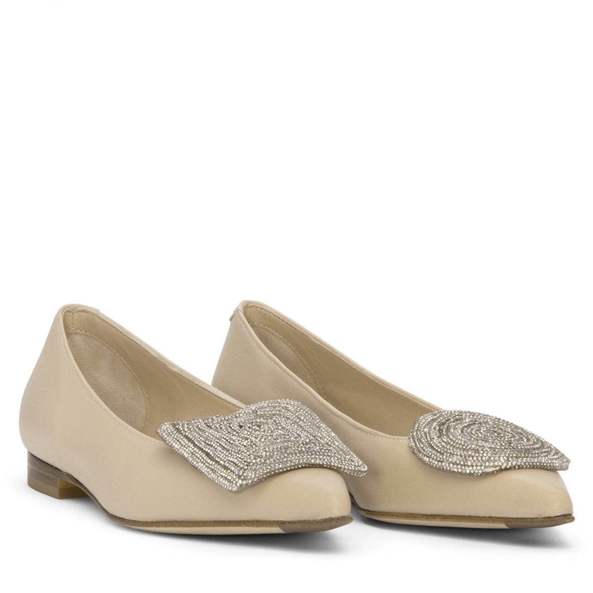 Bonnie Ballerina Women’S Leather Cushioned Memory Insole Flats by Beautiisoles – Don't Panic Shoes